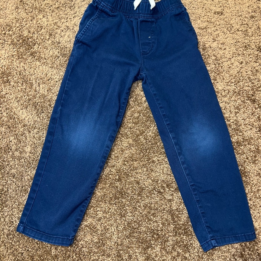 Wonder Nation Blue Elastic Waist Jeans